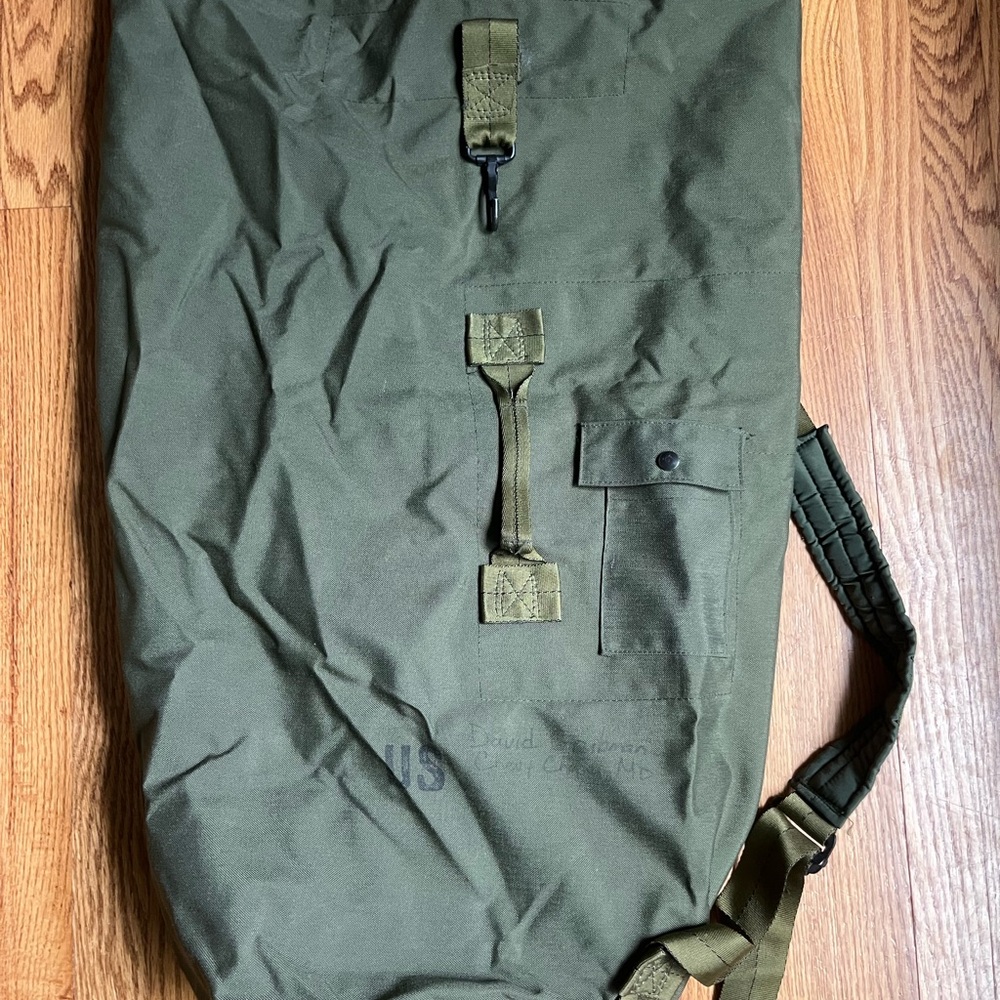Army Green Military Style Duffle Bag